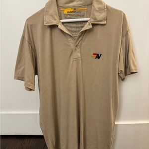 Aviator Nation Tan Polo Shirt for Men